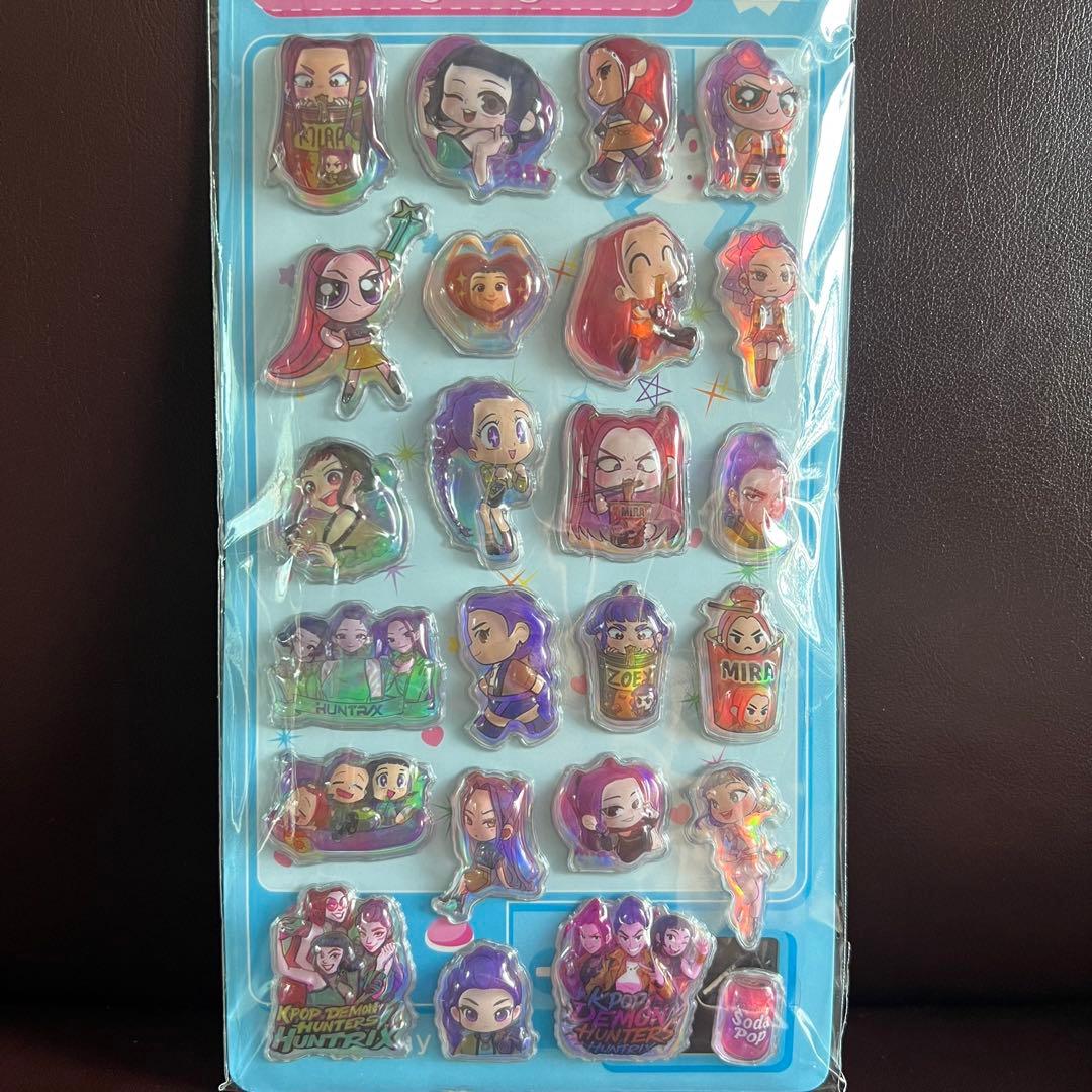 デーモンハンターズ　シール　3枚セット　ぷっくりシール　オーロラシール