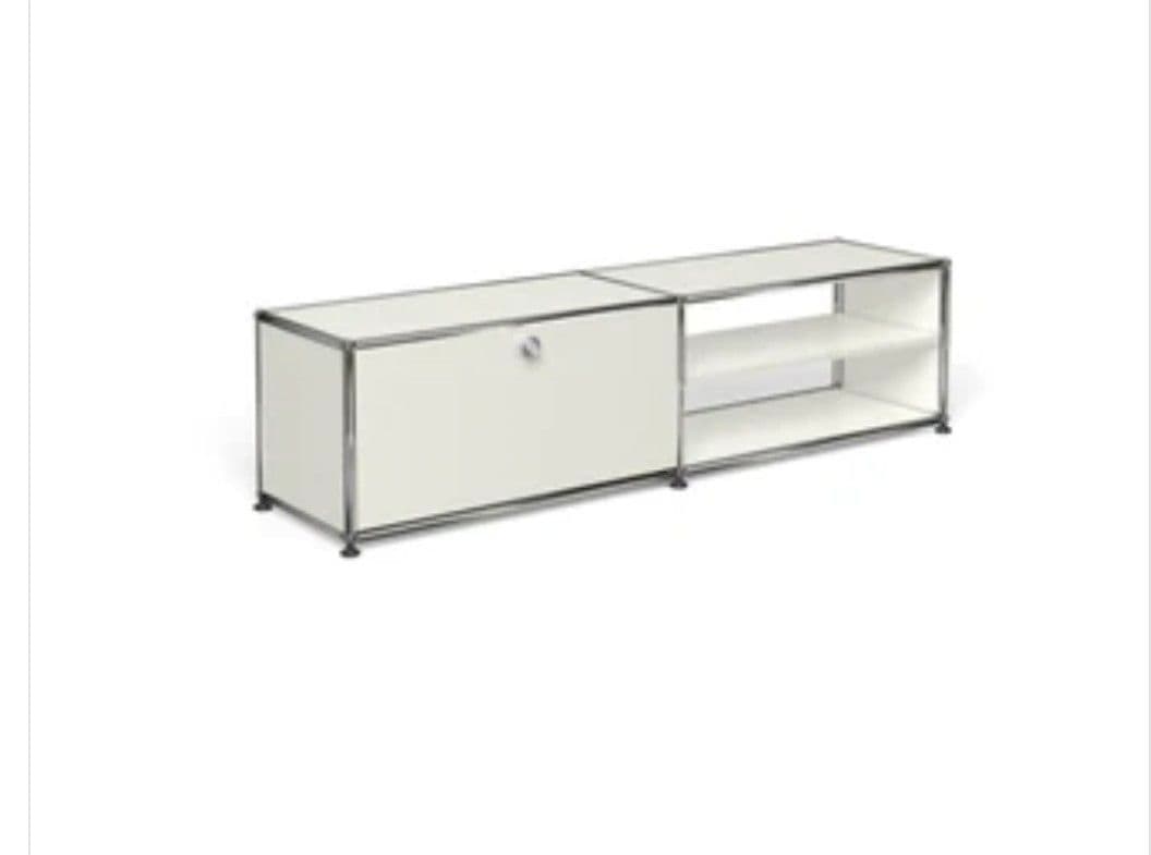 送料込！値引き！USMハラー　TVボード　ピュアホワイト