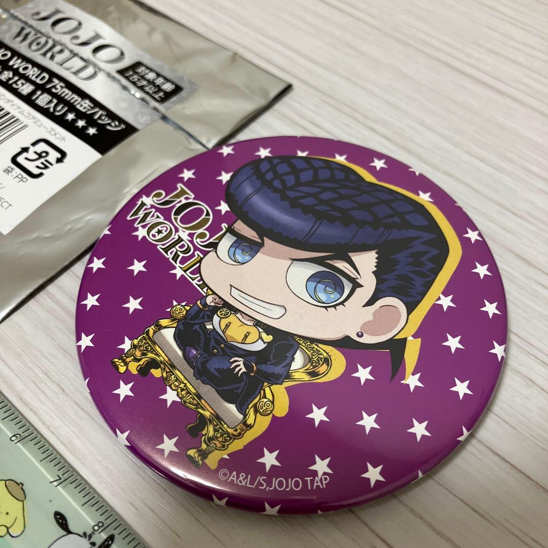 ジョジョの奇妙な冒険 ジョジョワールド 75mm缶バッジ 仗助 - メルカリ