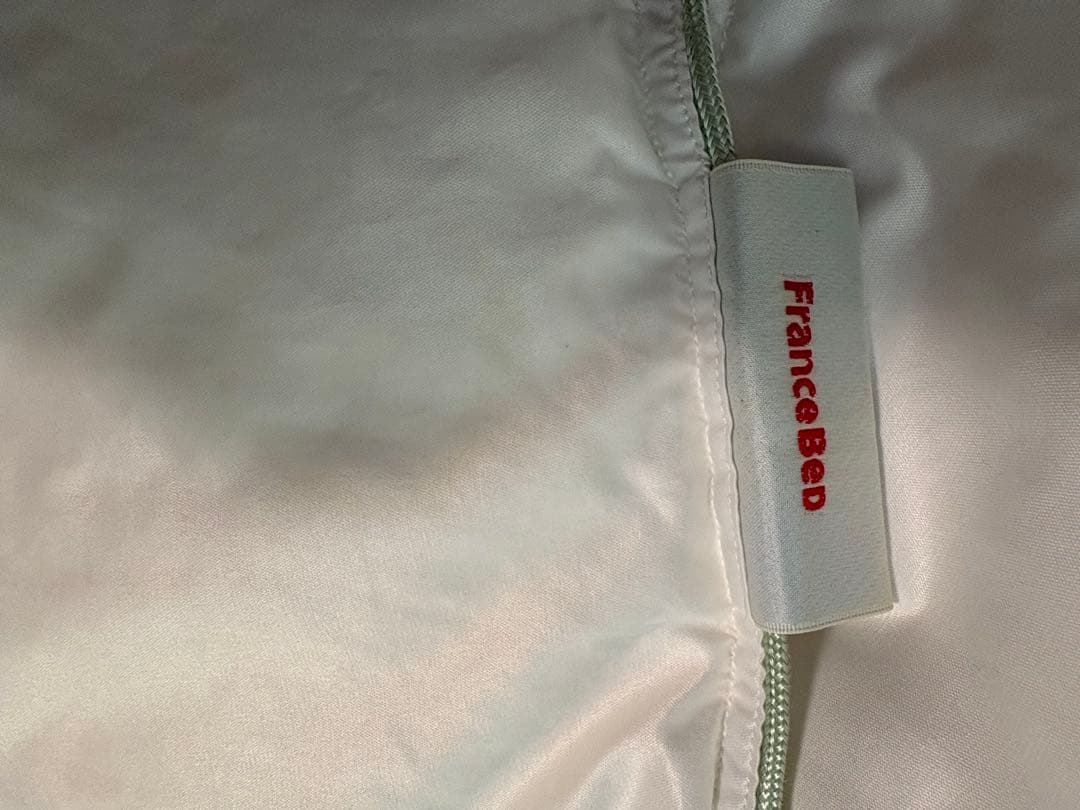 フランスベッド 羽毛掛けふとん　クイーンサイズ　羽毛布団