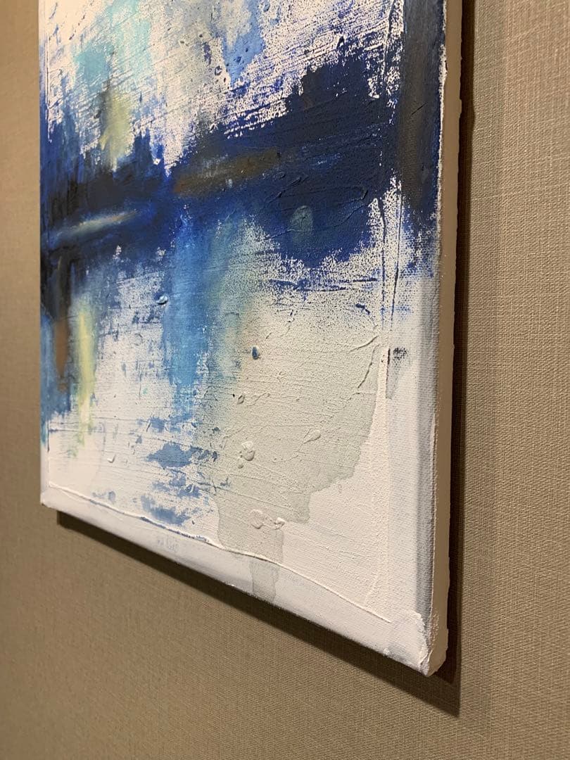 絵画　抽象画　モダンアート　インテリア　50 x 40 cm