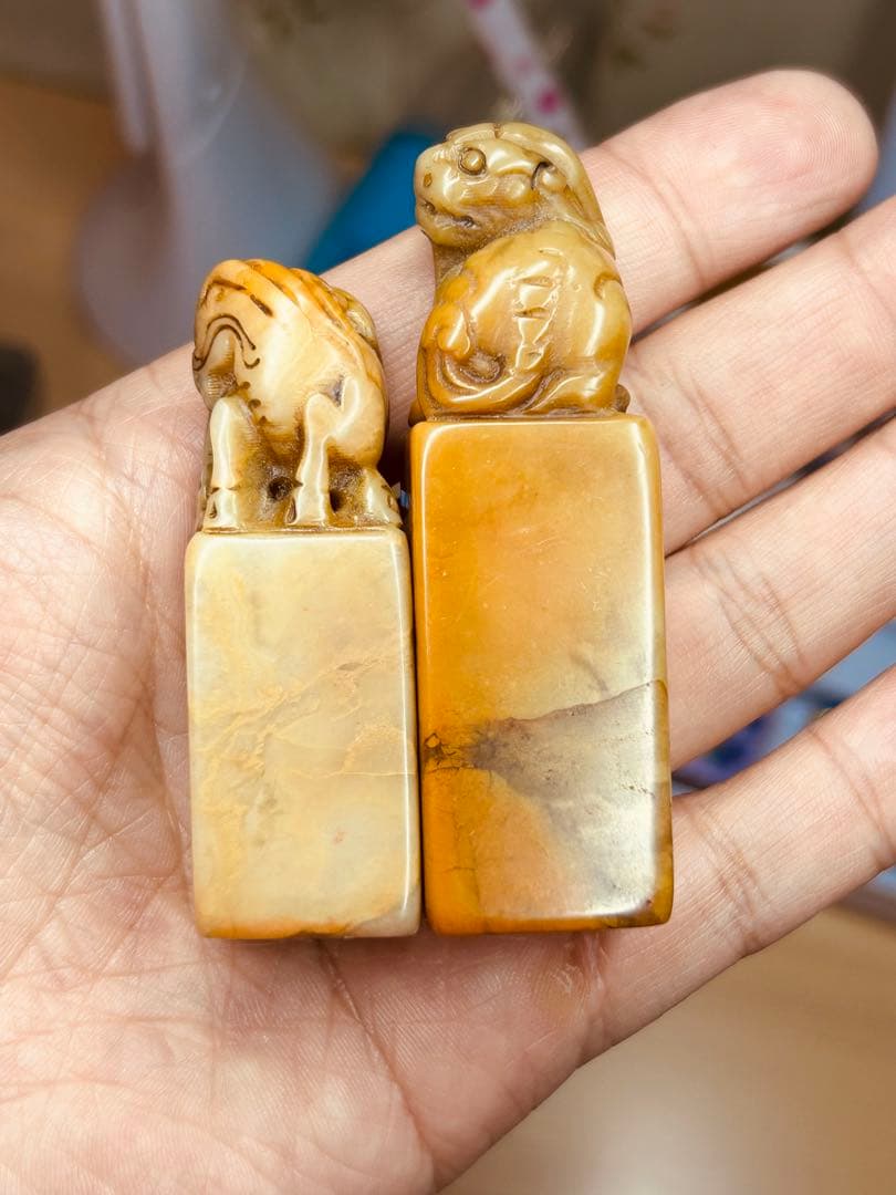 印材 寿山石 篆刻 印章 印鑑 書道具 中国美術 検 鶏血石 田黄石 青田石