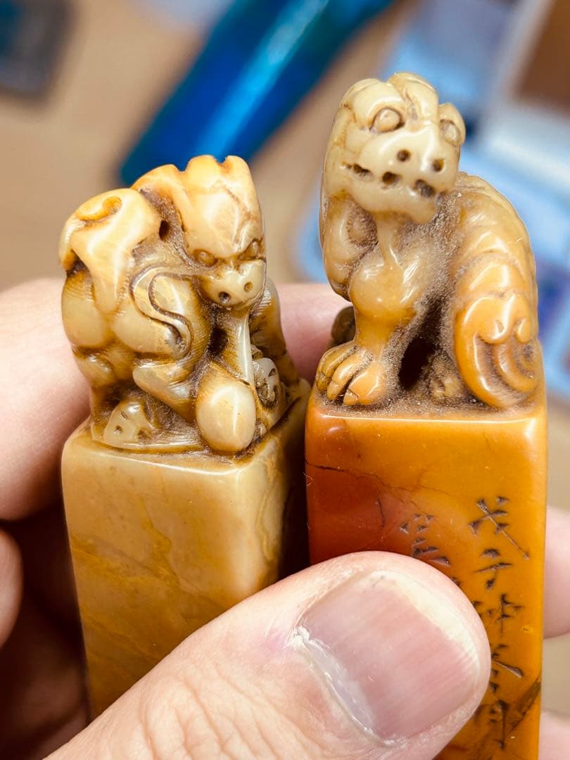 印材 寿山石 篆刻 印章 印鑑 書道具 中国美術 検 鶏血石 田黄石 青田石