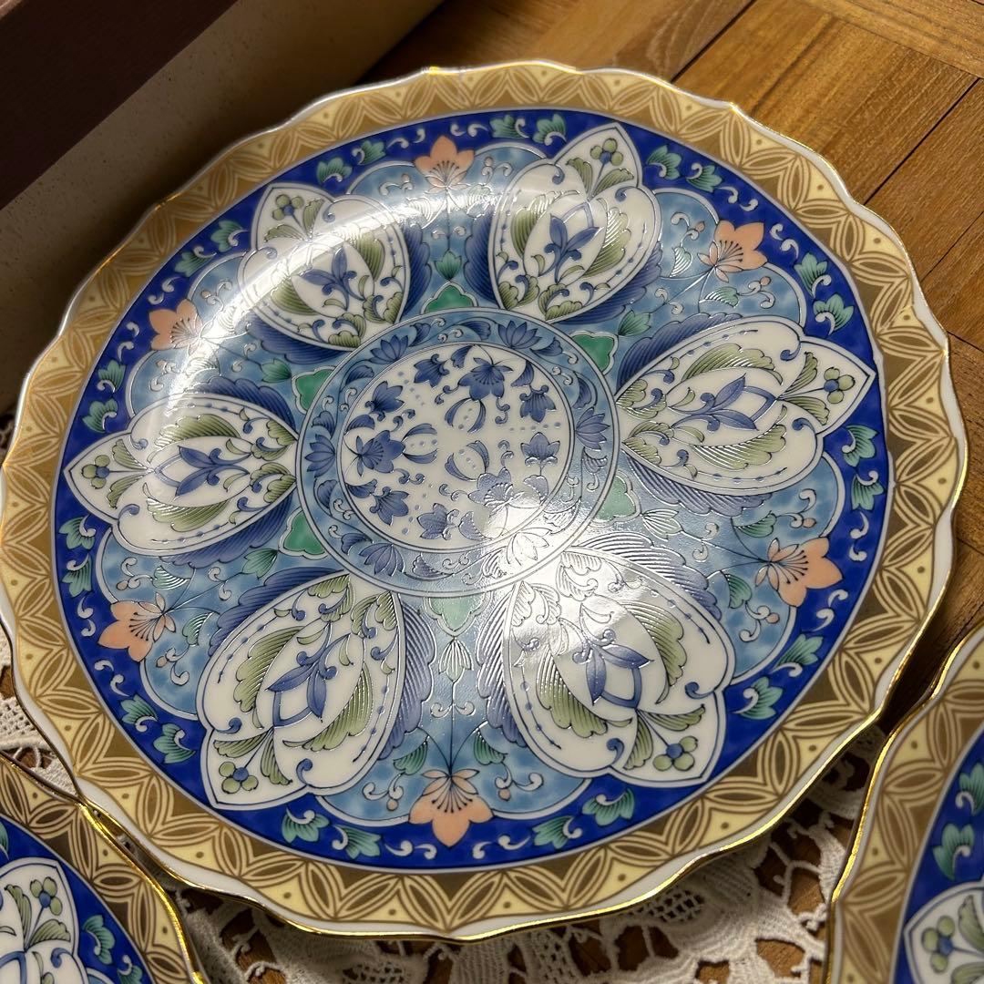 金七宝 三洋陶器 龍峰窯 5枚セット 19.5cm 飾り皿 和皿 - メルカリ