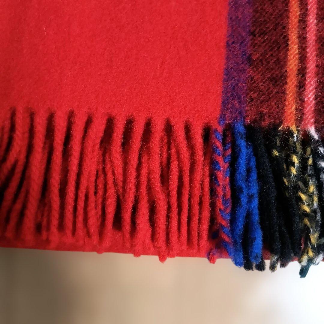 PINK HOUSE チェック柄ラムウールブランケット（中古品） - メルカリ