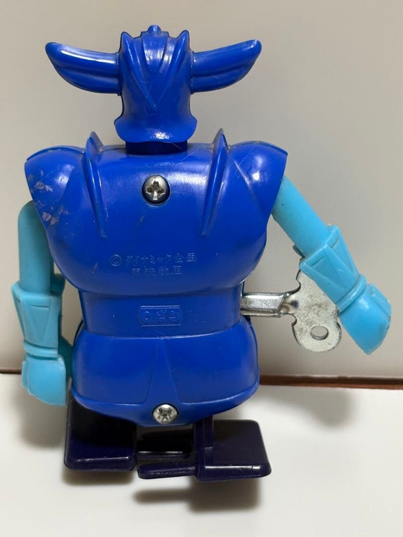 お宝　昭和レトロ当時物　ロビン製　グレンダイザーノコノコゼンマイ式人形フィギュア