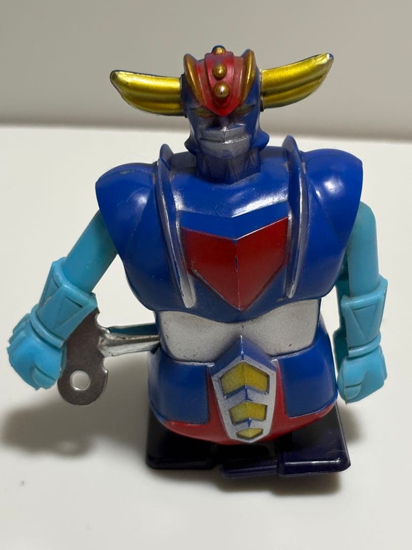 お宝　昭和レトロ当時物　ロビン製　グレンダイザーノコノコゼンマイ式人形フィギュア