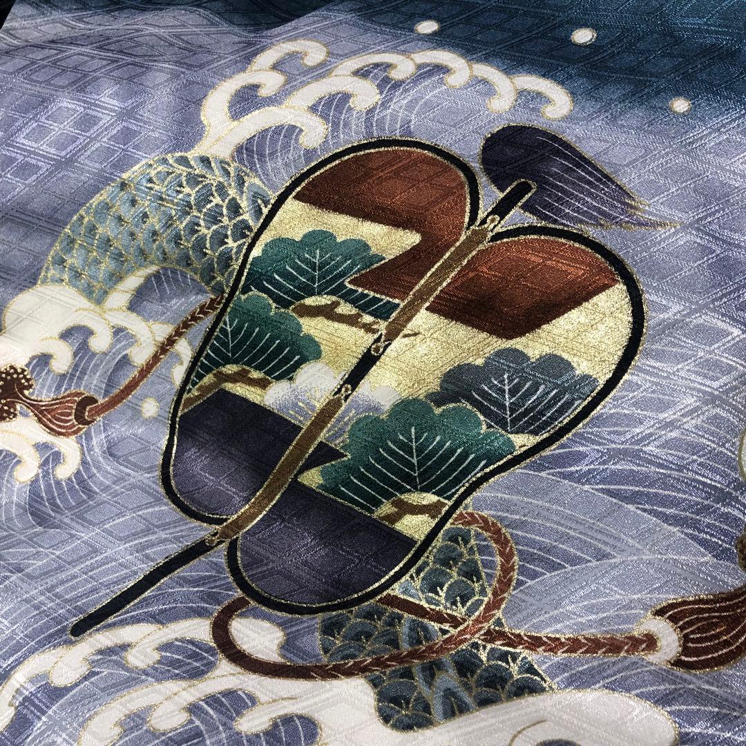 七五三 5歳　男の子　兜　龍　羽織　着物　袴　セット　男児　753 五歳