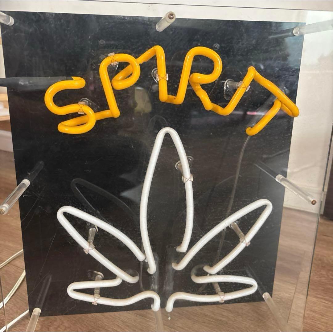 （希少）ガラス　ネオン管　HEMP SPIRIT