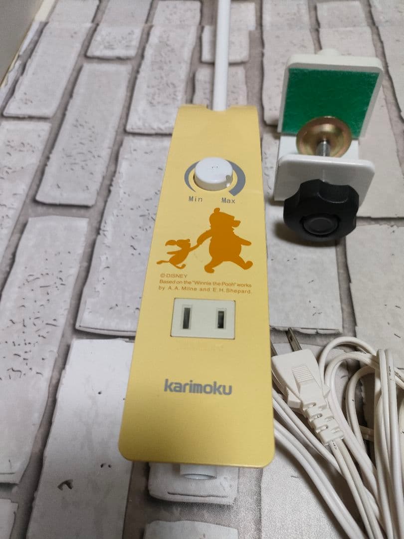 ぴかりんさん用カリモク家具 スタンドライト ディズニーモデル〈くまのプーさん〉