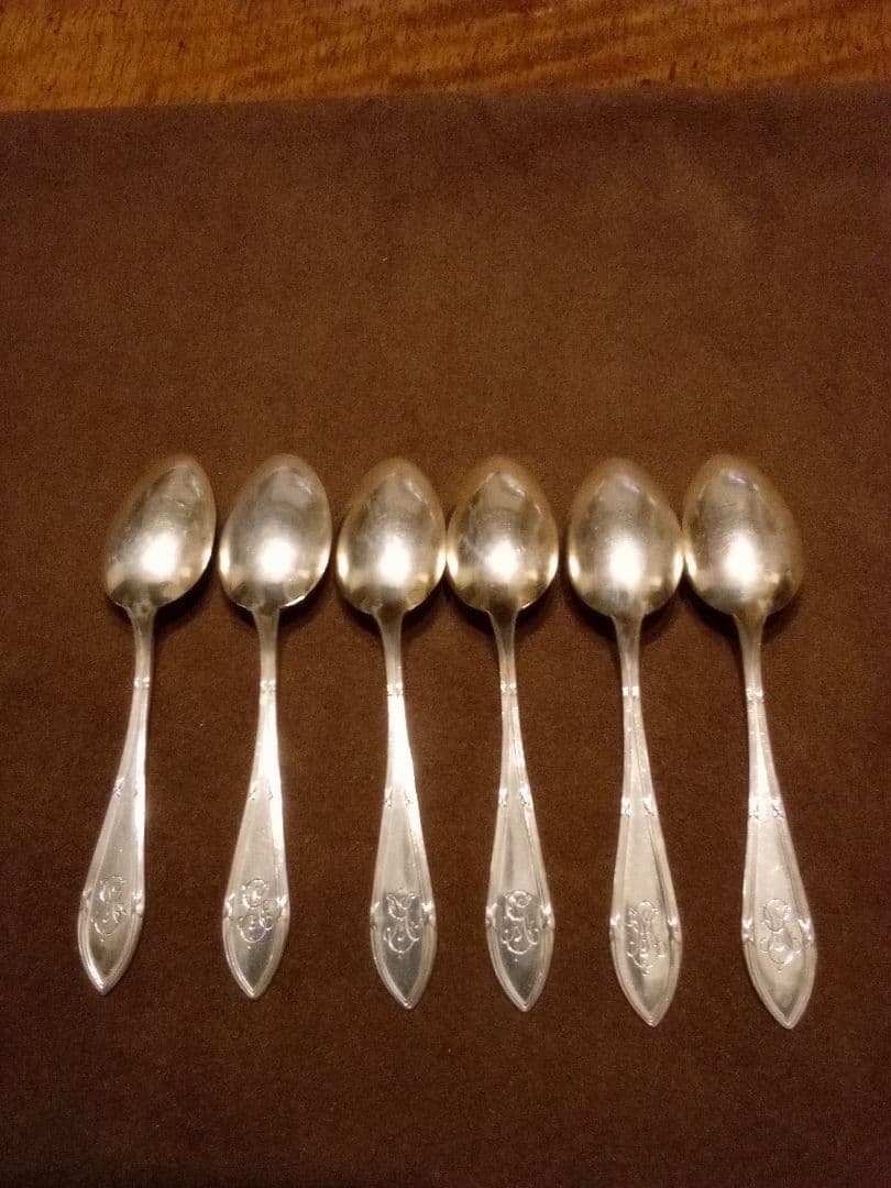 スイス シルバースプーン ６本セット アンティーク