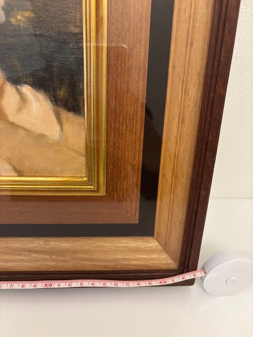 裸婦　額　菅沼金六　箱付