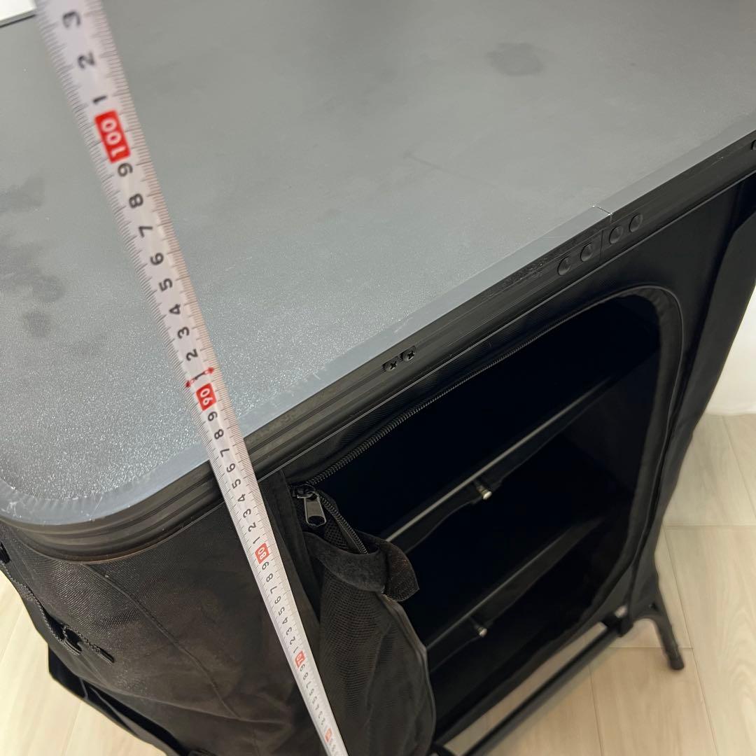 マルチキッチンテーブル アウトドア キャンプ 折りたたみ 収納付き