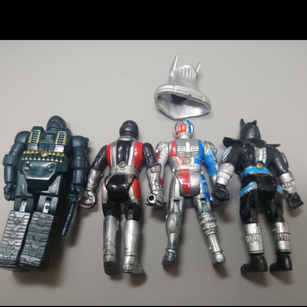 超人機　メタルダーフィギュア タグスロン　クールギン　ブルチェック　ミラージュ