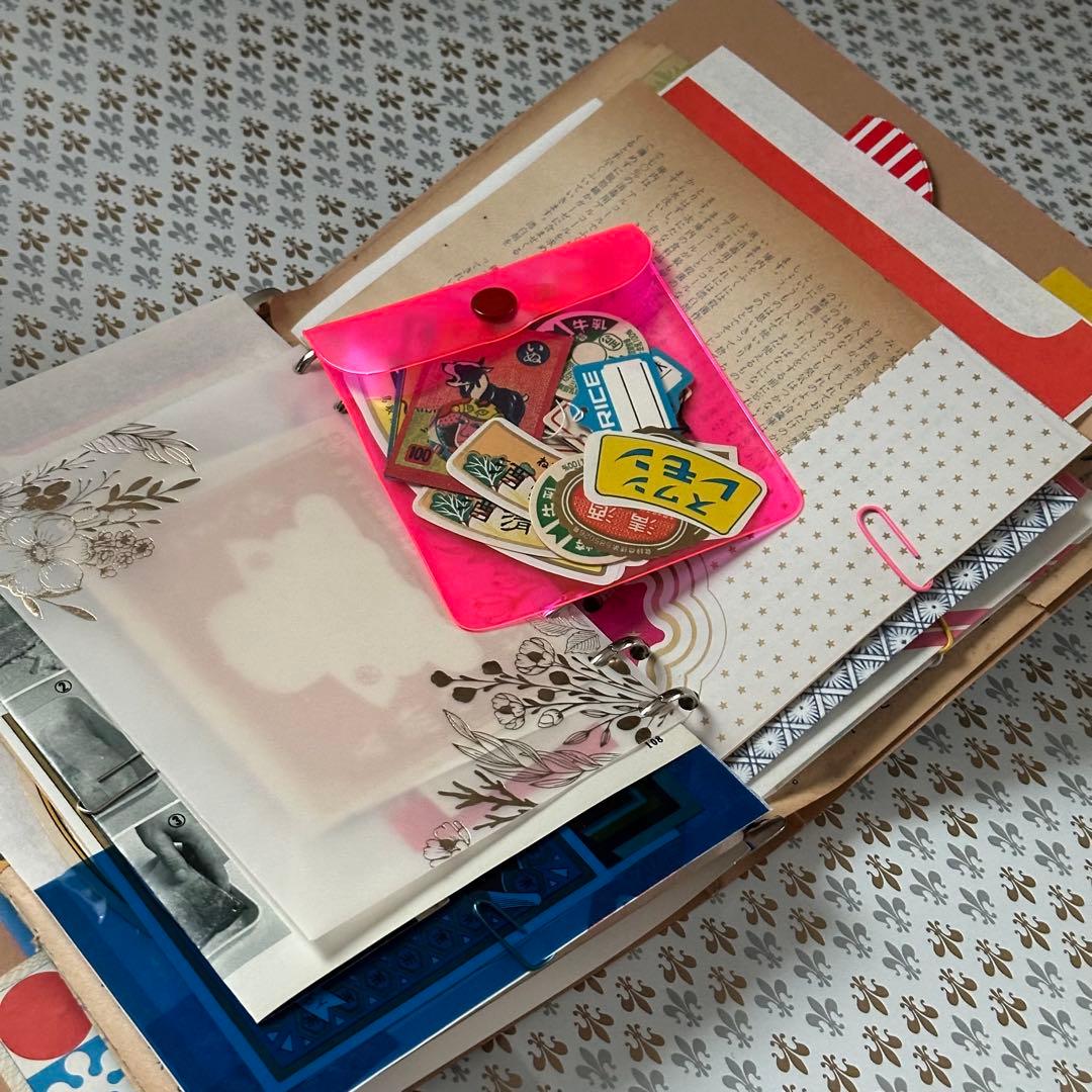 New❁⃘ 昭和レトロジャンクジャーナル【156】おすそ分け6穴バインダー