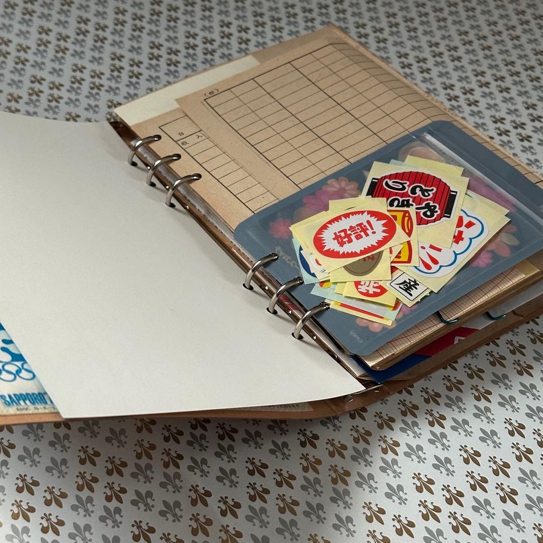 New❁⃘ 昭和レトロジャンクジャーナル【156】おすそ分け6穴バインダー