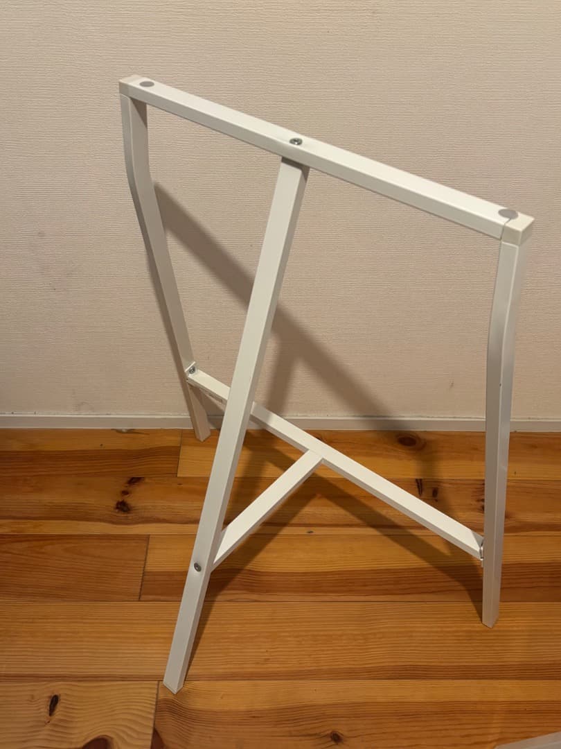 IKEA LERBERG イケア レールベリ 脚 ホワイト2脚セット 廃番品