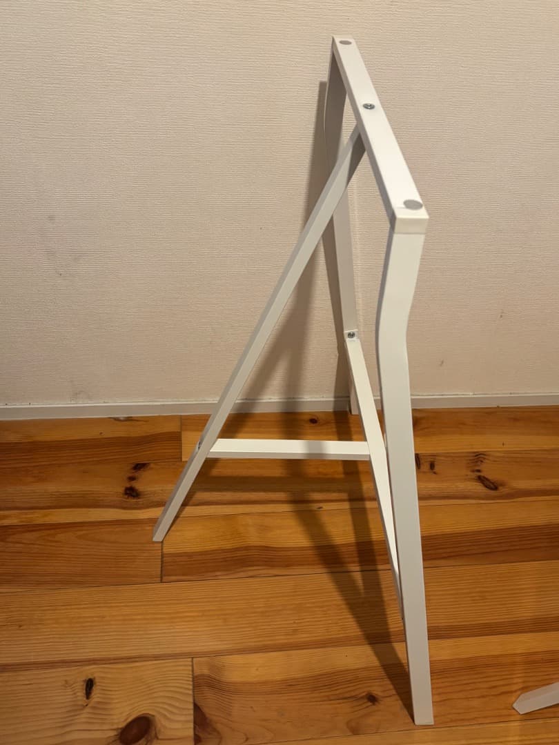 IKEA LERBERG イケア レールベリ 脚 ホワイト2脚セット 廃番品