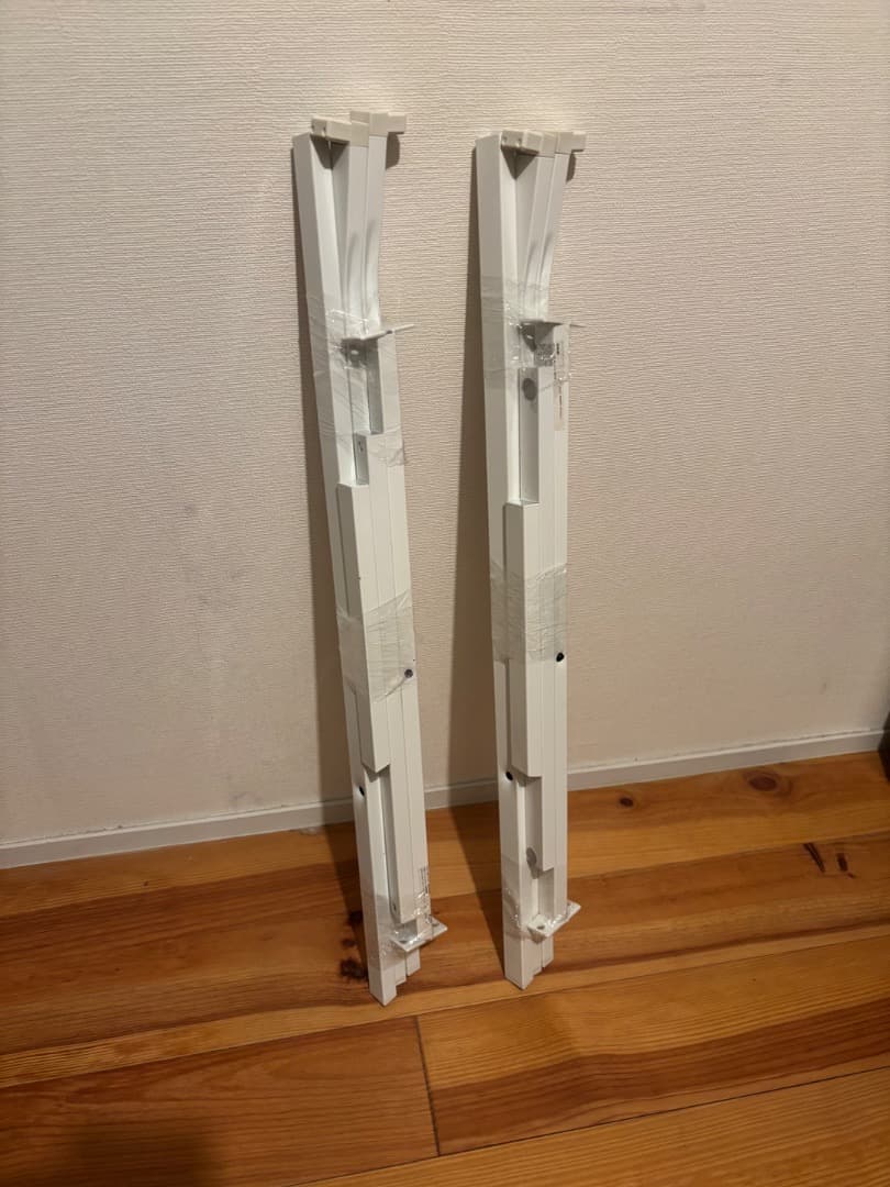 IKEA LERBERG イケア レールベリ 脚 ホワイト2脚セット 廃番品