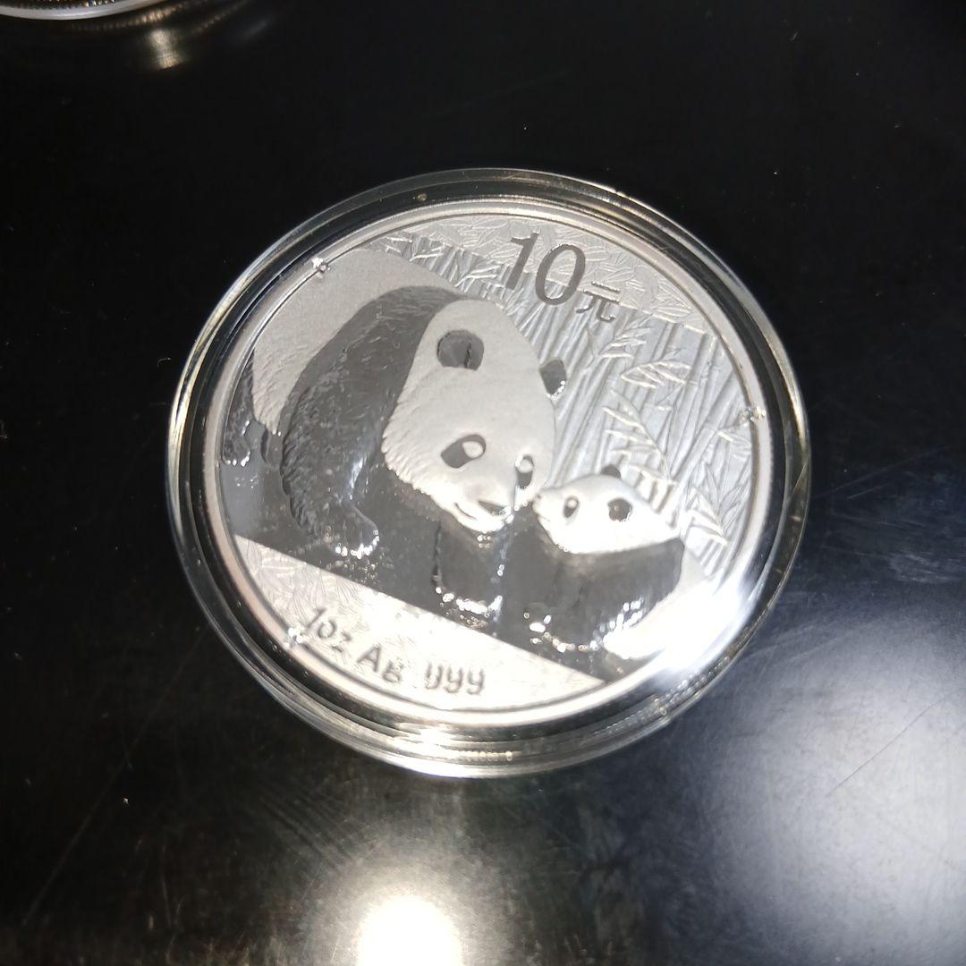 2011年 中華人民共和国 パンダ銀貨 10元