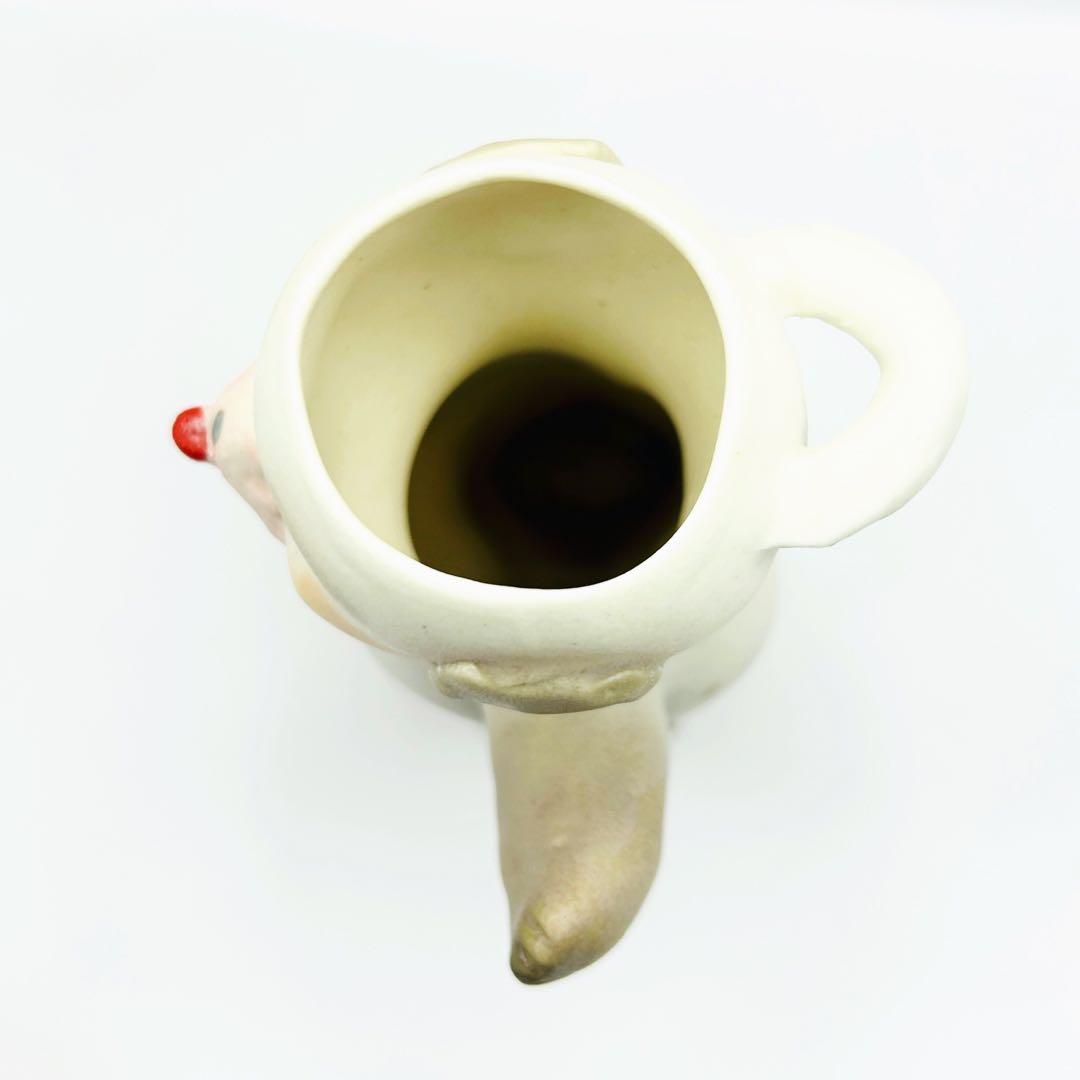 増田光　イヌ　花瓶 フラワースタンド