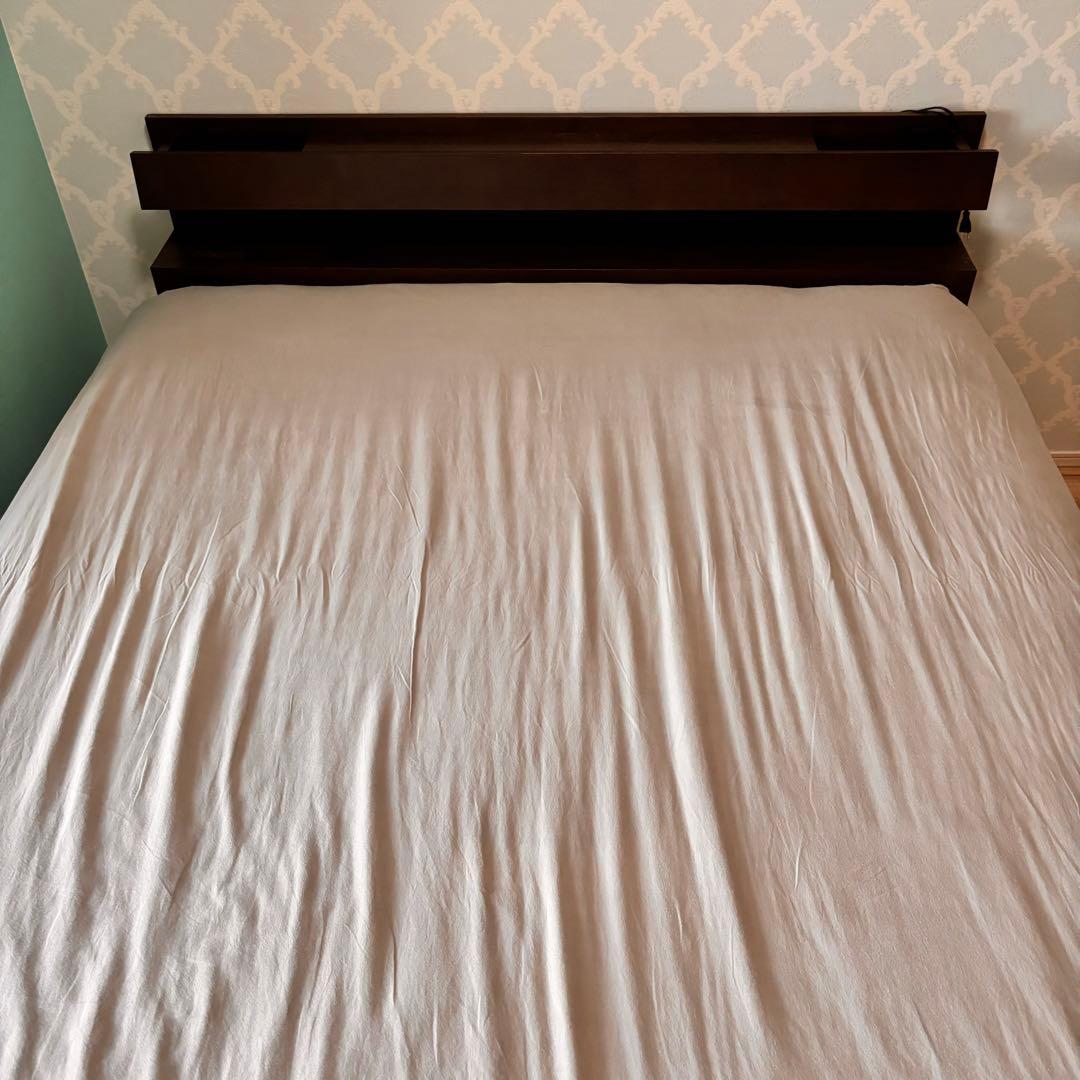 送料無料 ベッドフレーム ワイドダブル 収納付き 足元収納 フランスベッド