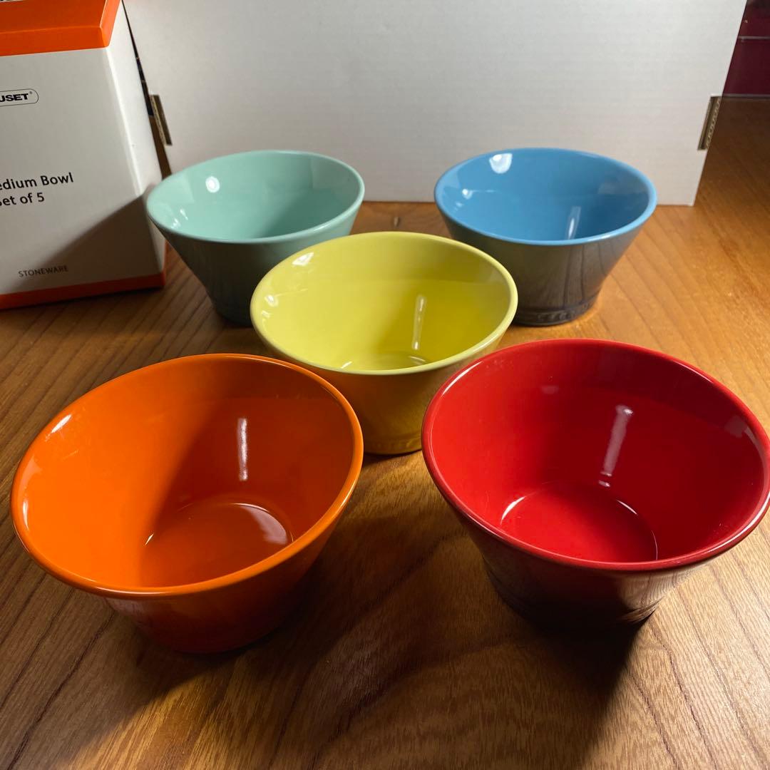 ル・クルーゼ　ネオボール(M)5個レインボー