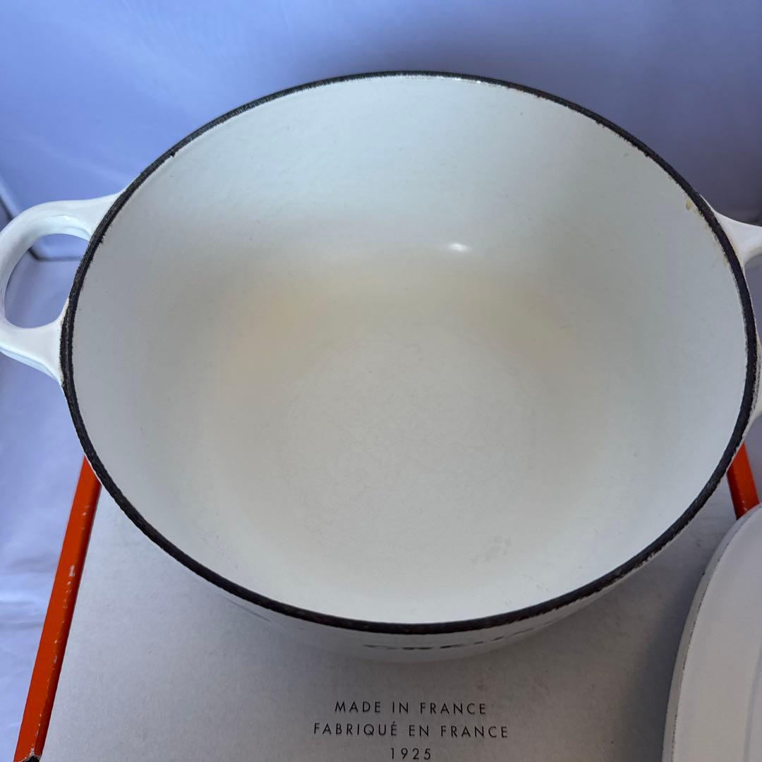 LE CREUSET ル・クルーゼ ココットロンド 20㎝ 白