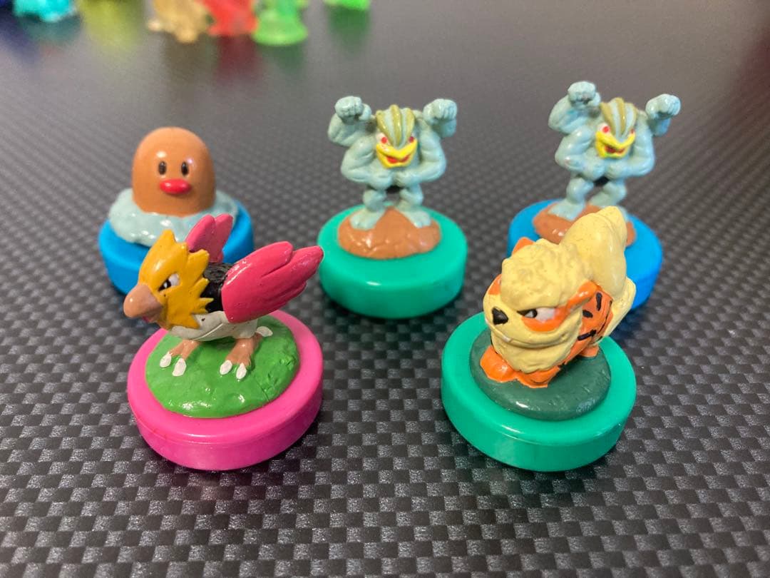 初代ポケモン メタルコレクション52体+当時のフィギュア、 スタンプ