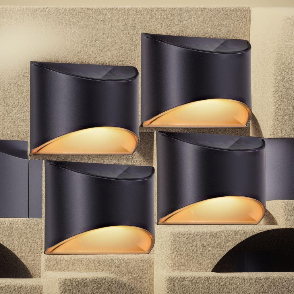 エコなのにおしゃれ あたたかい暖色系 屋外用LEDソーラーライト