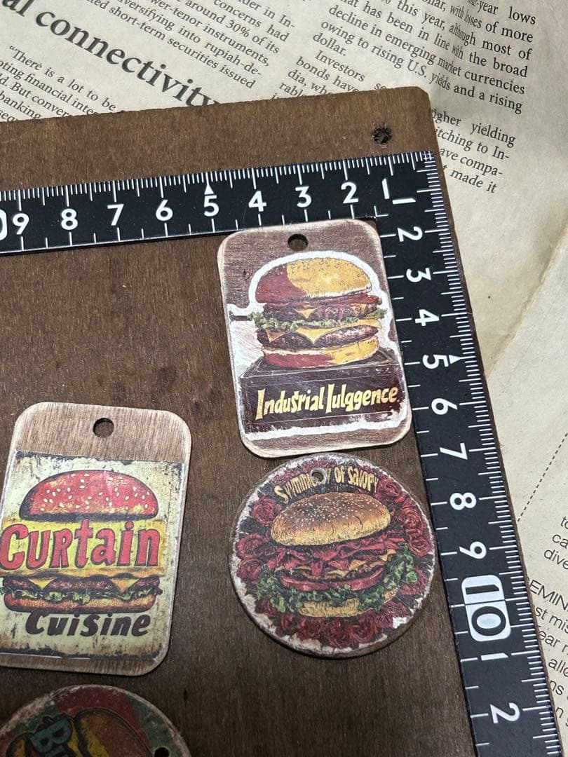 ウッドタグアメリカンハンバーガーNo.785