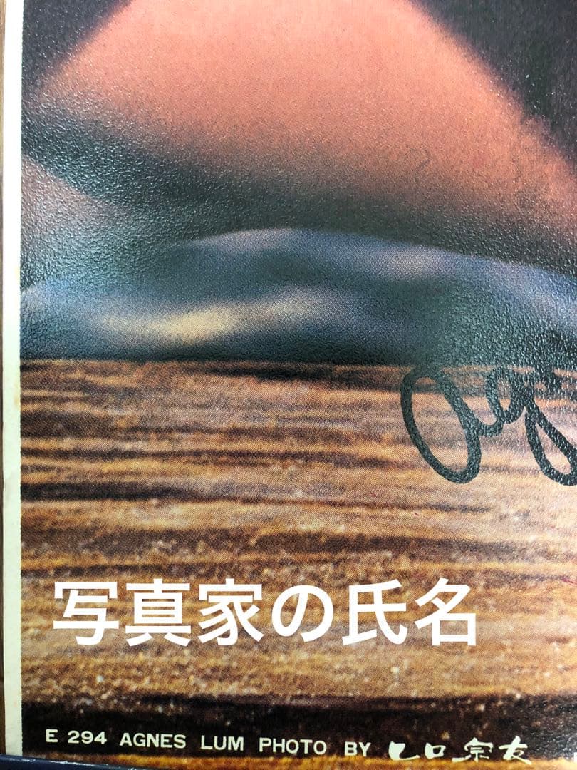 夕日に映えるアグネス・ラムポスター！1976年 ハワイの女神 美の象徴