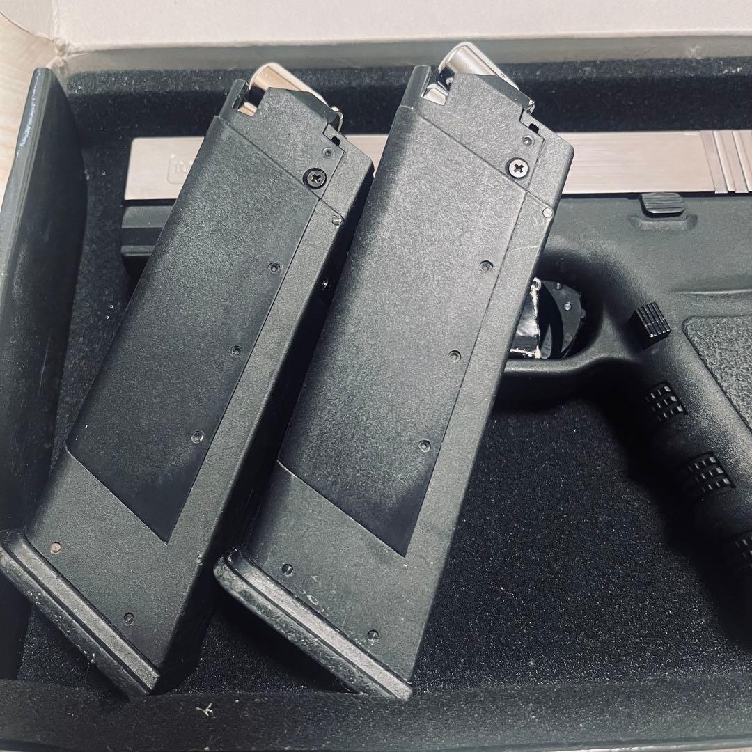 マルイ GLOCK 21 ガスガン シルバー 追加マガジン付き
