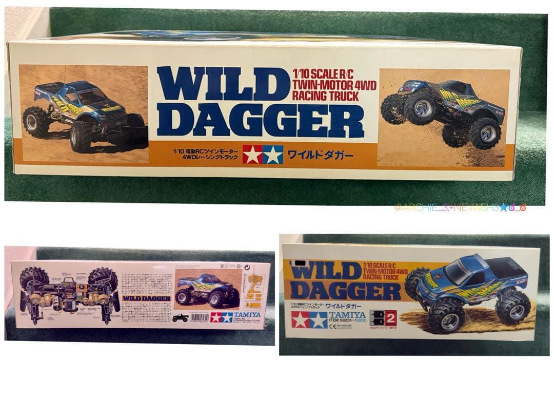 最終価格★タミヤ★ワイルドダカー 1/10ツインモーター★一部組立て済パーツあり