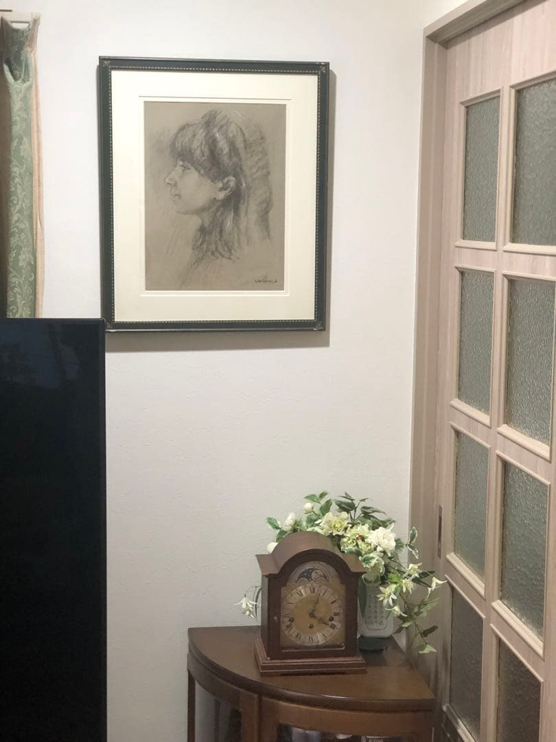 鑑定団 山岸正巳（安井曽太郎一番弟子）パステル画 絵画 真筆肉筆 直筆