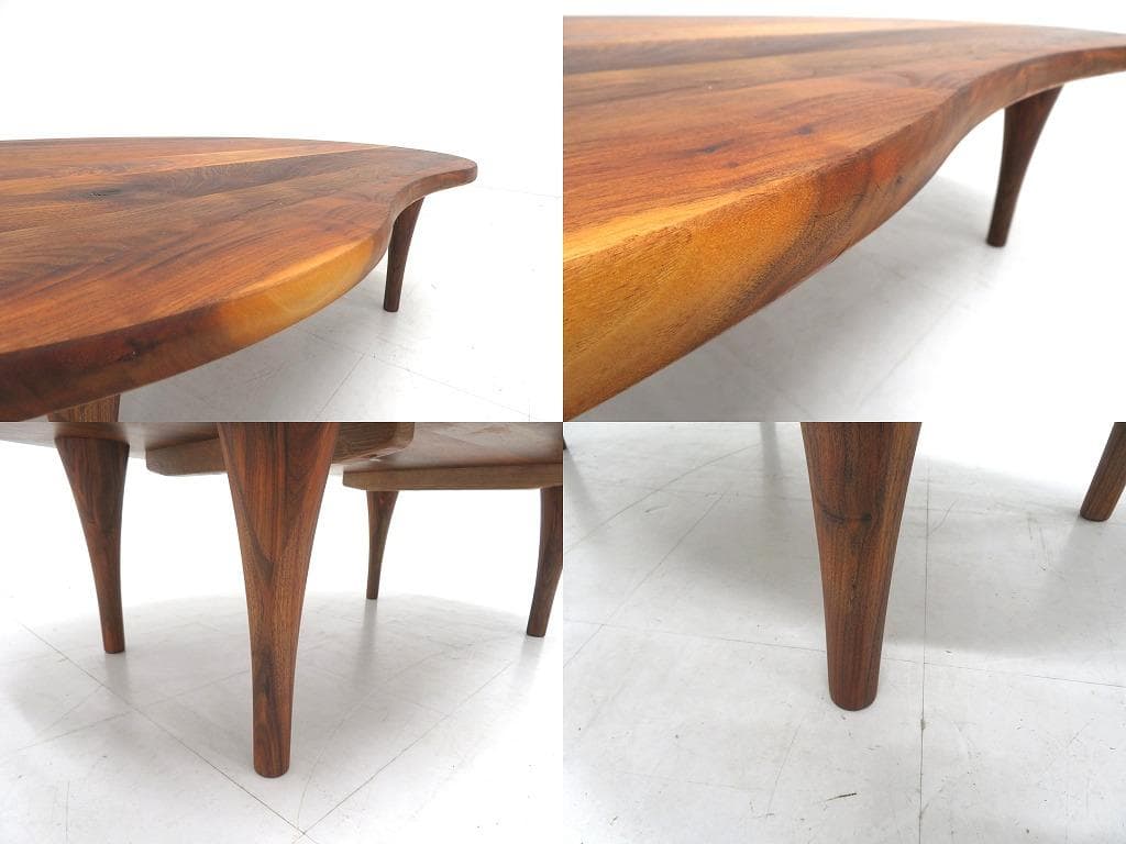 展示品　飛騨産業　キツツキ　ウォールナット　無垢材　コーヒーテーブル