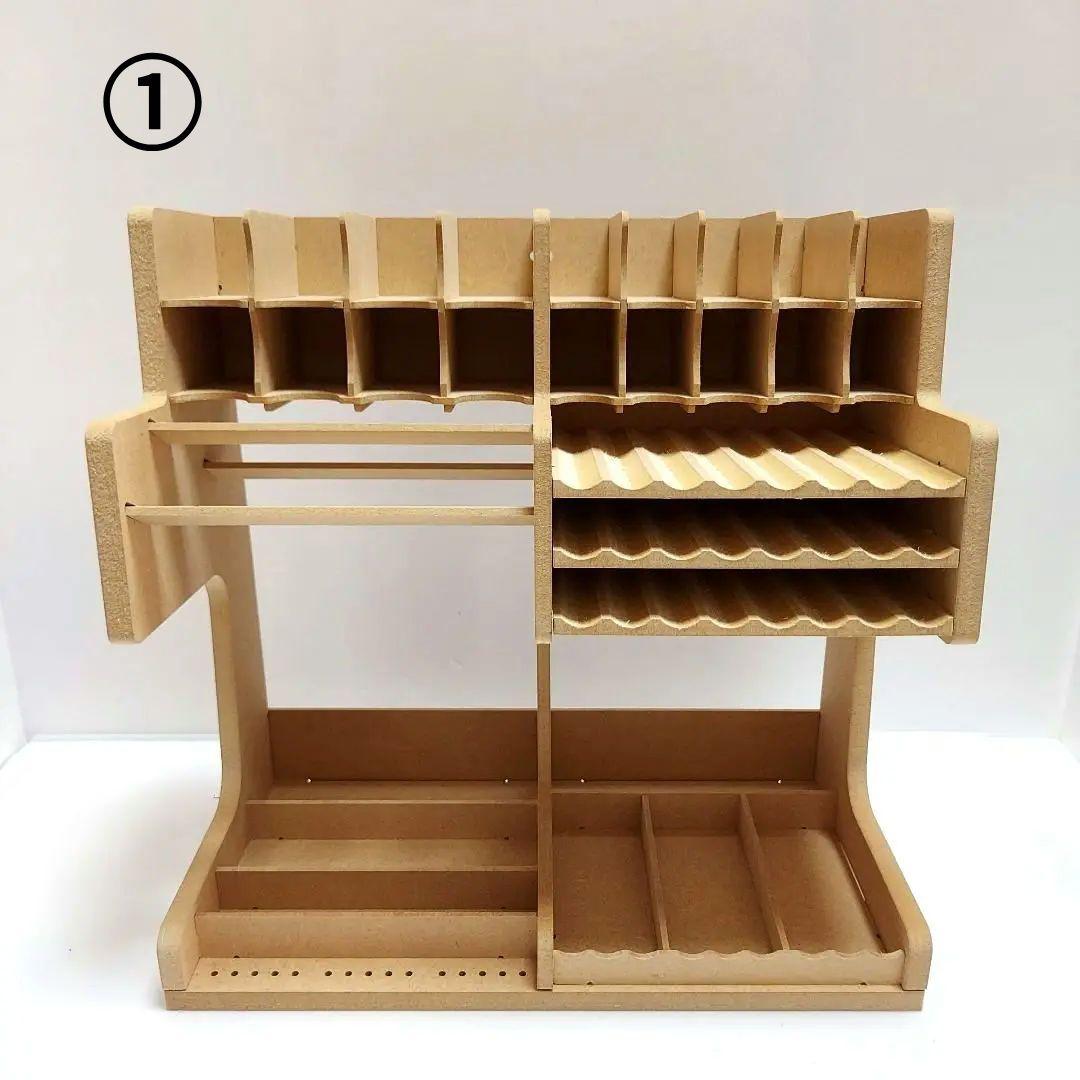 Bucasso プラモデル ペイントラック モデルツール収納ラック 塗料ラック