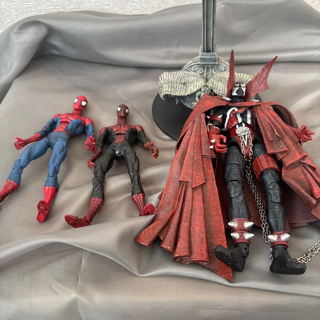 トイビズ スパイダーマン マクファーレン スポーン3体 スーパーポーザ