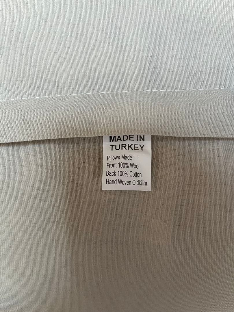 ビンテージラグ　パッチワーク　クッションカバーB 45×45 アンティーク