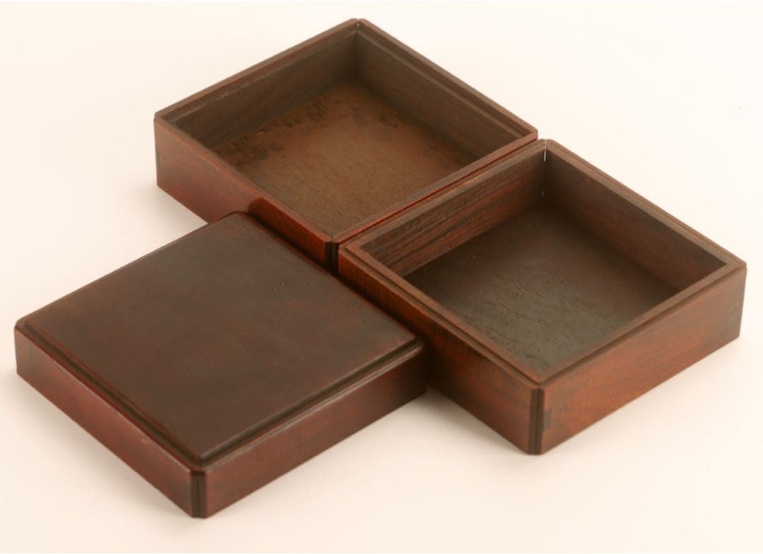 【激レア】唐木造 二段重箱