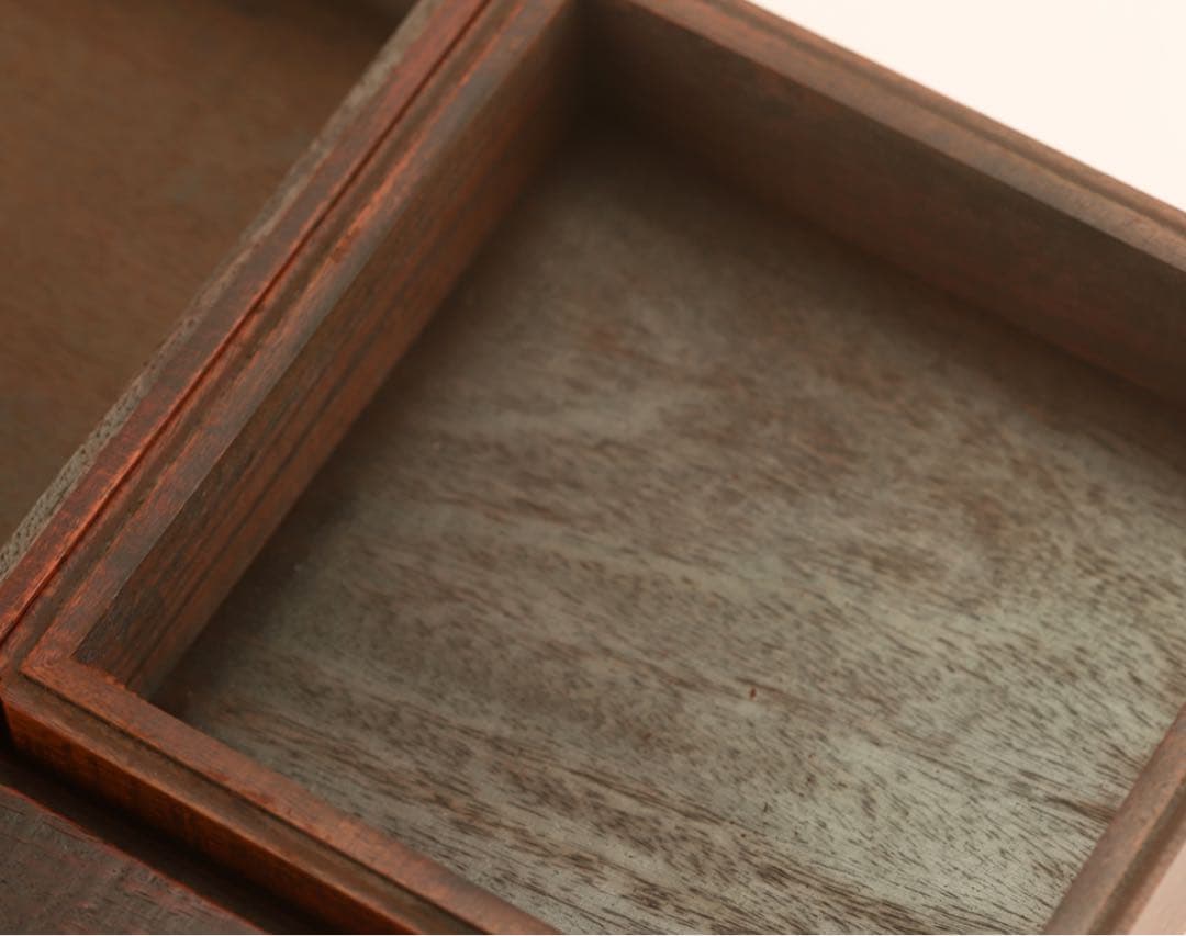 【激レア】唐木造 二段重箱