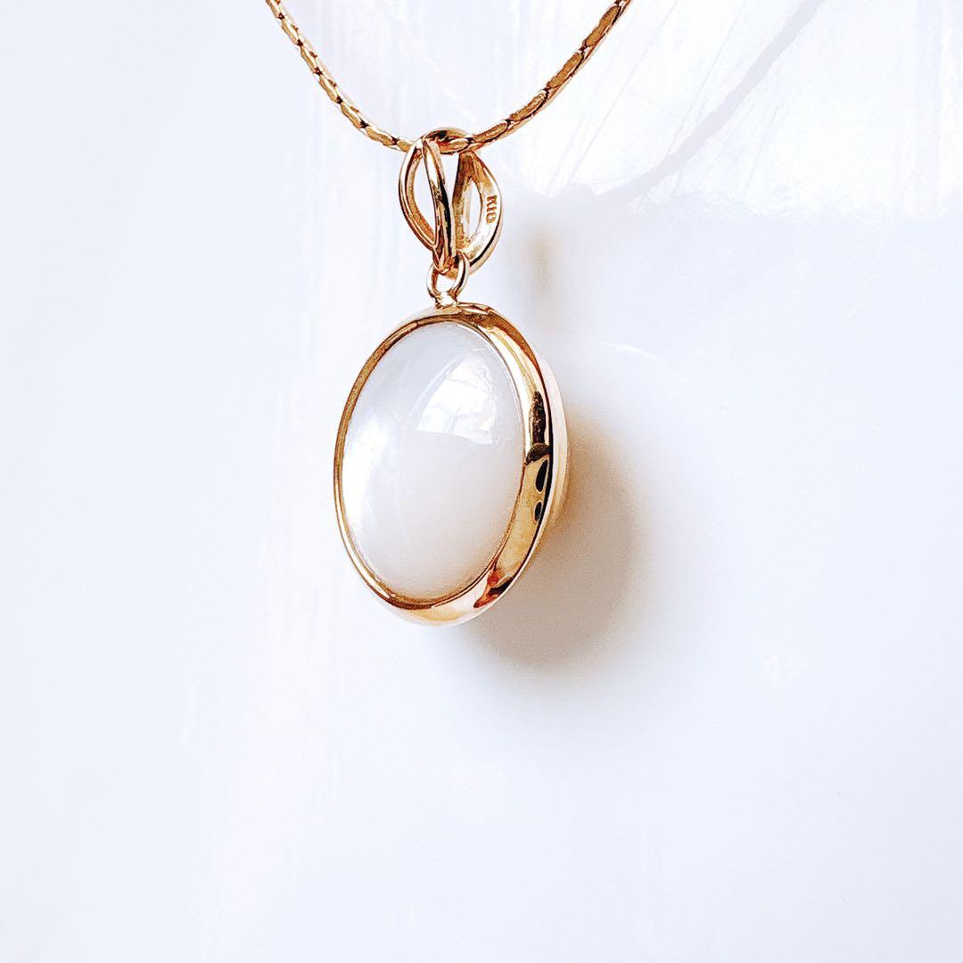 【未使用品】K18 マベパール ペンダントトップ