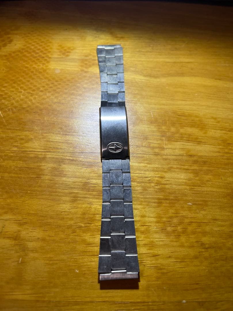 時計バンド　ステンレススチール製ブレスレット1970年代　ヴィンテージウォッチ