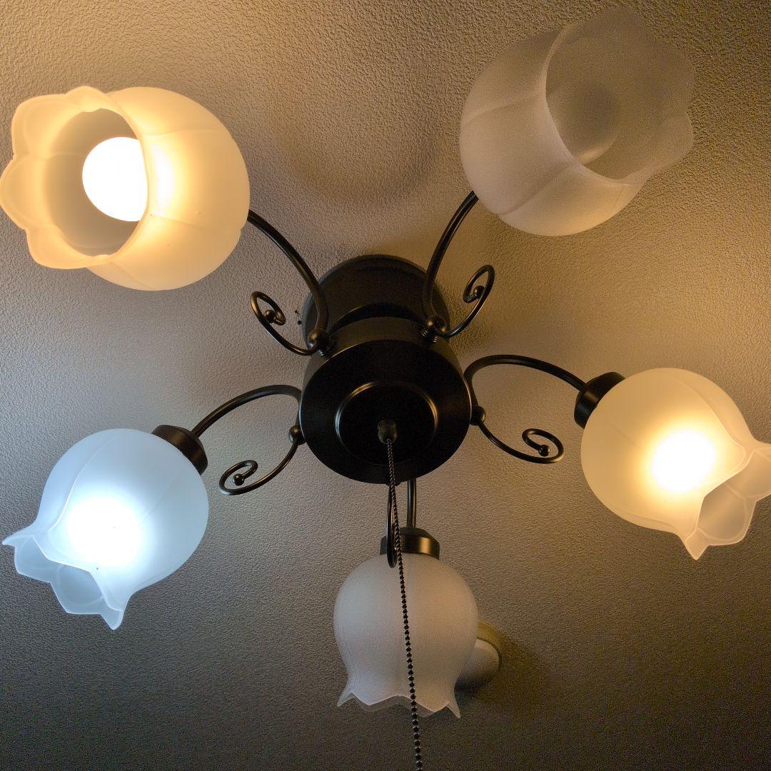 Muguet 5 シーリングライト 5灯　※たのメル便にて電球なし