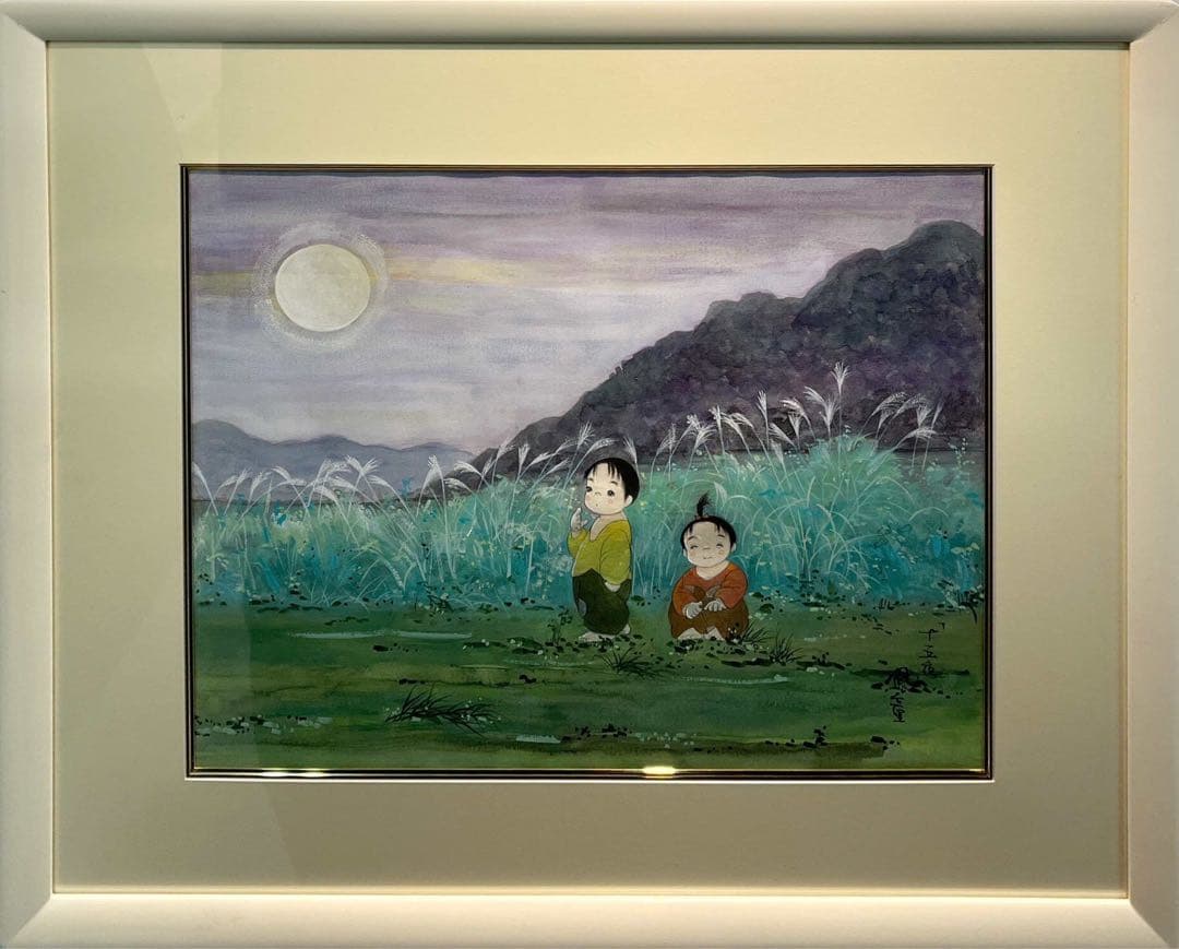 開田風童　水彩画