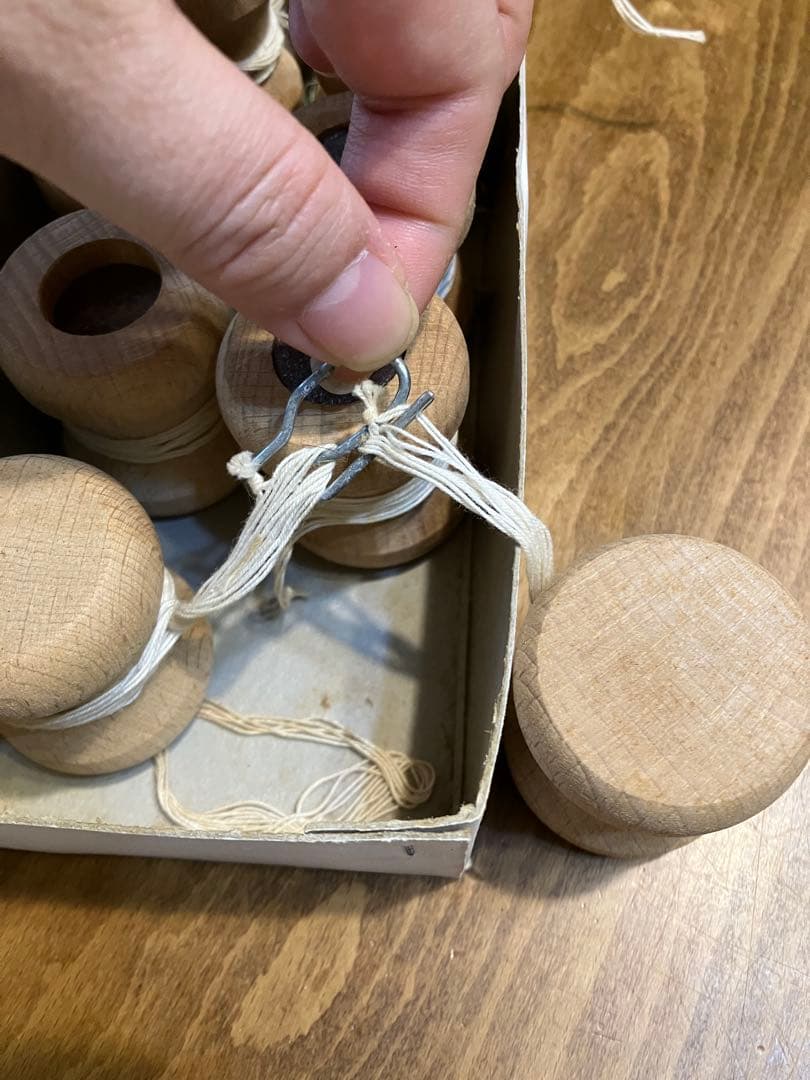 組紐台　角台　組紐キット　組紐器具　組玉　昭和　レトロ