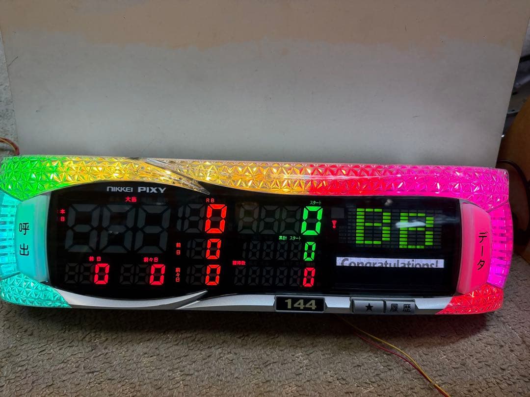 送料込みNIKKEIピクシー2ndパチスロ用データカウンター家庭用スランプ