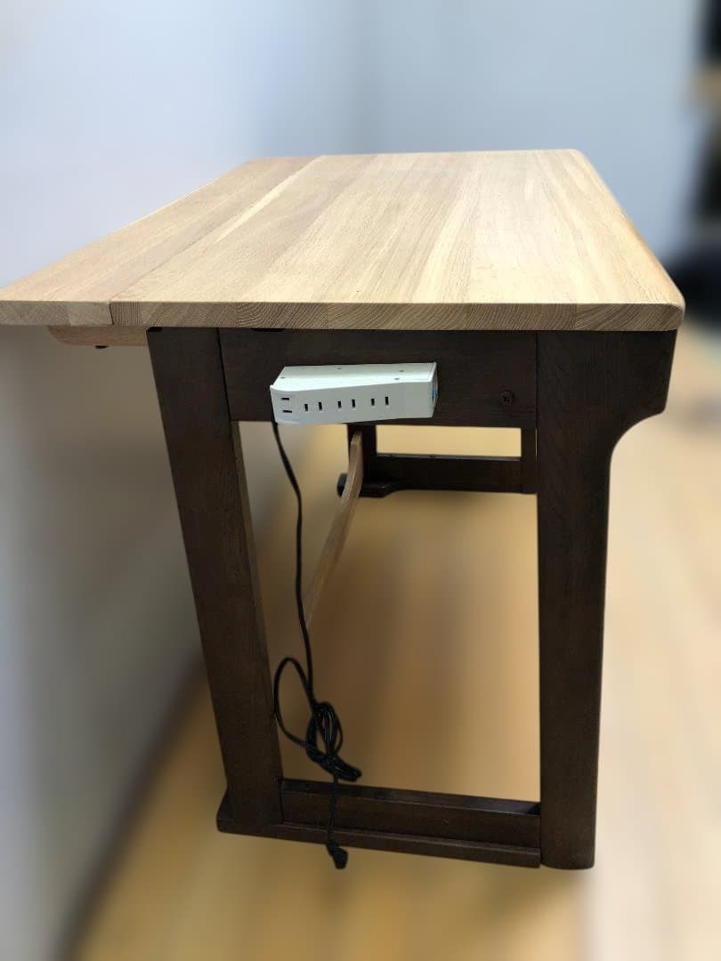 送料無料 イトーキ 奥行可変デスク 天然木 学習机 事務机 251026-8