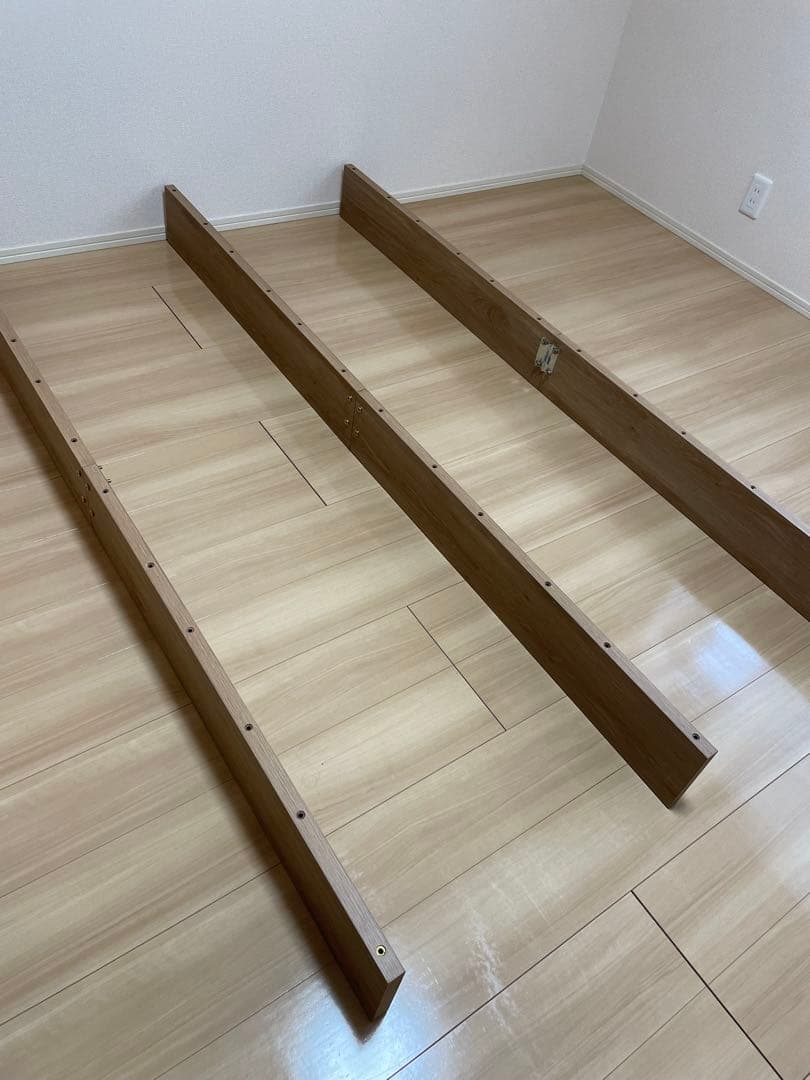 __hartt__ 　LOWYA 木目調ローベッド フレーム