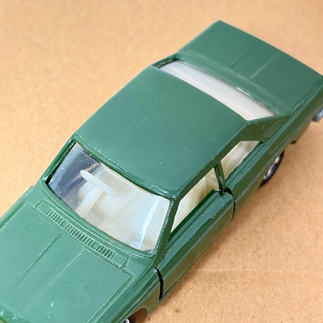 最初期 日本製 トミカ 1A ブルーバードSSSグリーン サファリブラウン